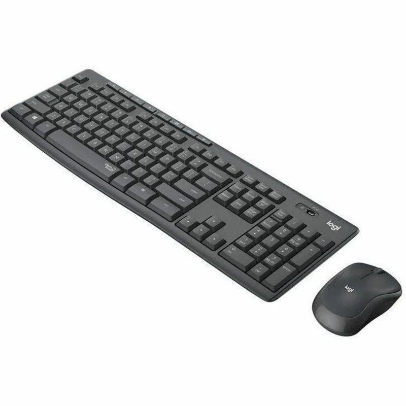 Lenovo Logitech MK295 Silent Wireless Keyboard and Mouse Combo - Graphite - Thumbnail 2