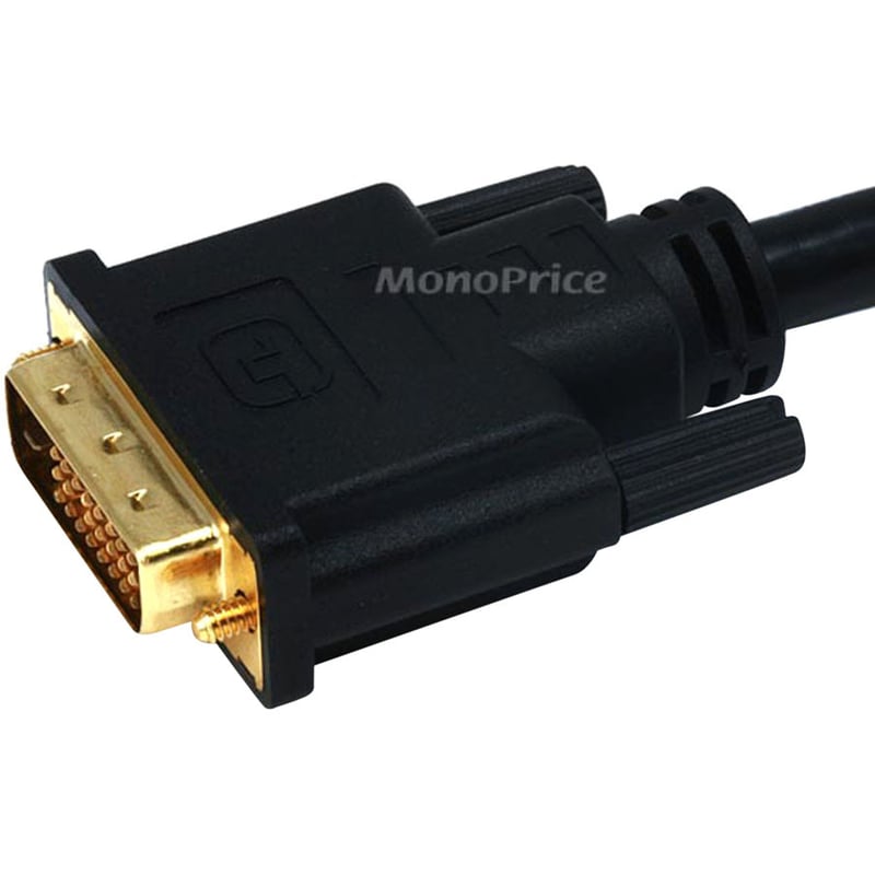 3FT 28AWG CL2 DUAL LINK DVI-D CABLE - BLACK. COMPLIANT WITH THE DVI STANDARD DEF - Thumbnail 2