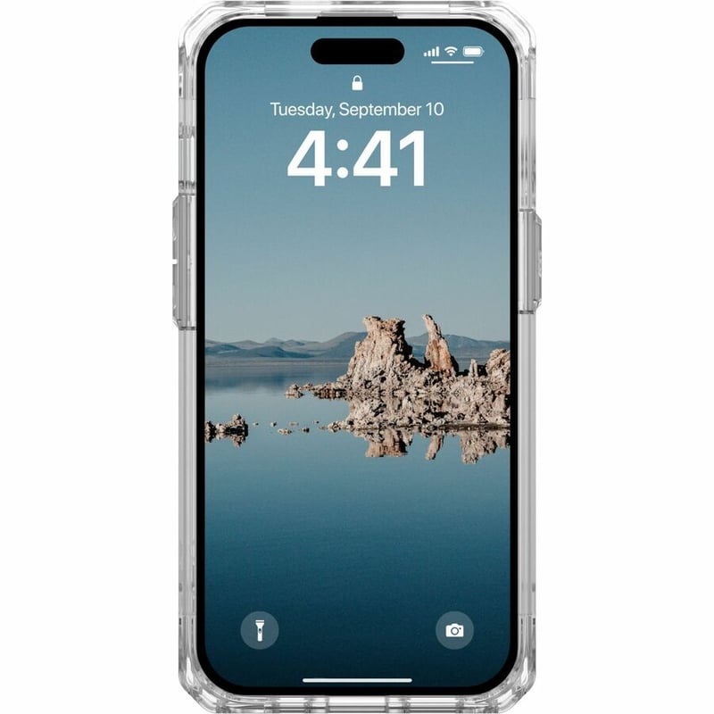 Urban Armor Gear Plyo iPhone 15 Case - Ice/Silver - Thumbnail 3