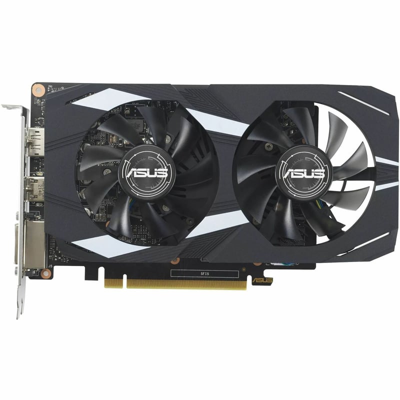 Asus NVIDIA GeForce GTX 1650 Graphic Card - 4 GB GDDR6 - Thumbnail 1