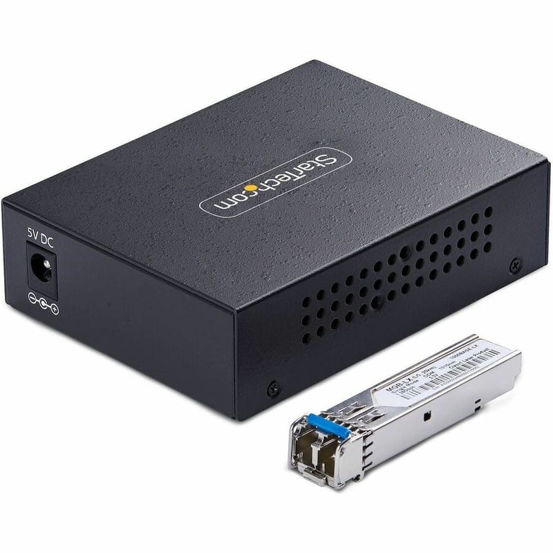 GIGABIT SM LC MEDIA CONVERTER 40 KM (24.8 MI) 10/100/1000 MBPS - Thumbnail 2