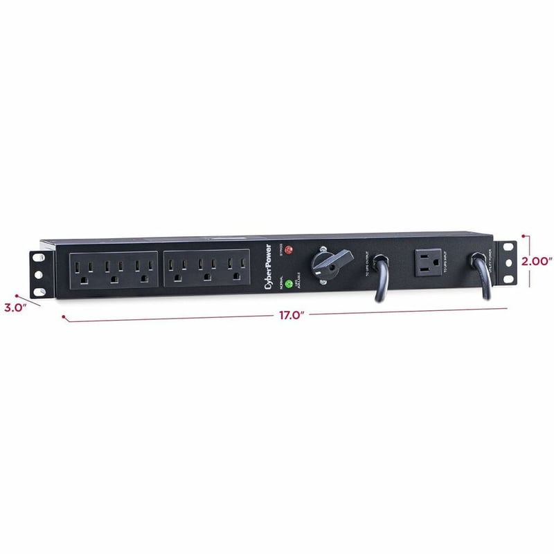 CyberPower MBP15A6 120 VAC 15A Maintenance Bypass PDU - Thumbnail 3