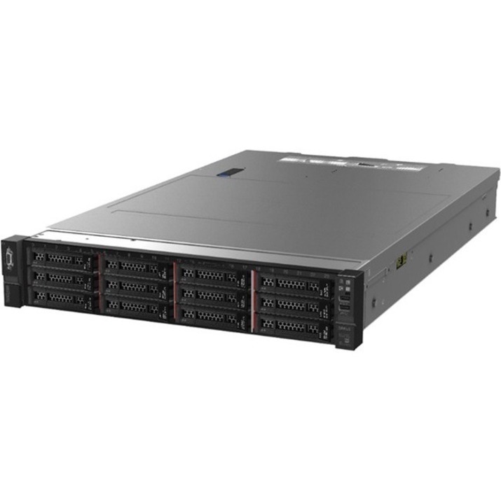 Lenovo ThinkSystem SR655 7Z01A04GNA 2U Rack Server - 1 EPYC 7282 2.40 GHz - 16 GB RAM - Serial ATA/600 Controller - Thumbnail 3