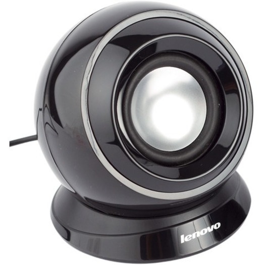Lenovo M0520 2.0 Speaker System - 2 W RMS - Black - Thumbnail 4