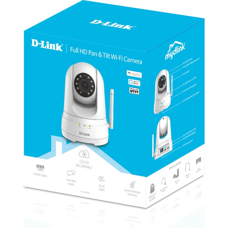 D-Link mydlink DCS-8525LH HD Network Camera - Color, Monochrome - Thumbnail 2