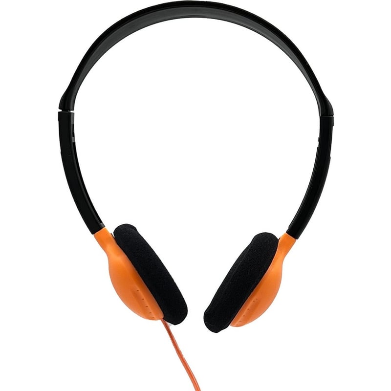 Hamilton Buhl Personal On-Ear Stereo Headphone, ORANGE - 200 Pack - Thumbnail 2