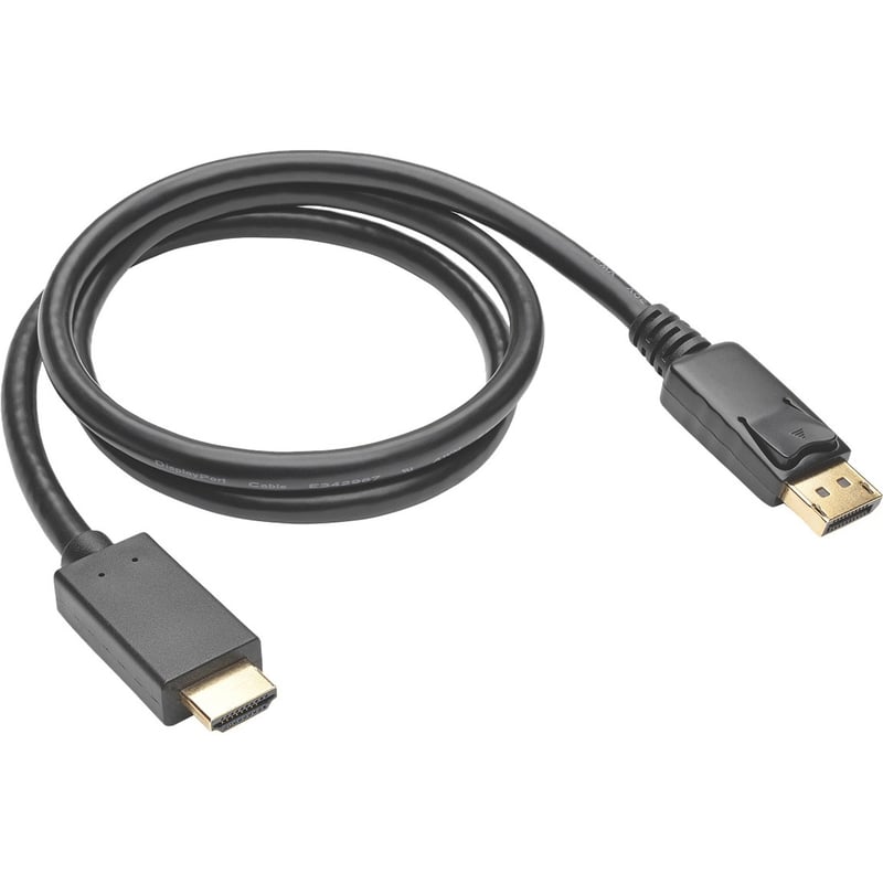 Eaton Tripp Lite Series DisplayPort 1.2 to HDMI Active Adapter Cable (DP with Latches to HDMI M/M), 4K, 3 ft. (0.9 m) - Thumbnail 1