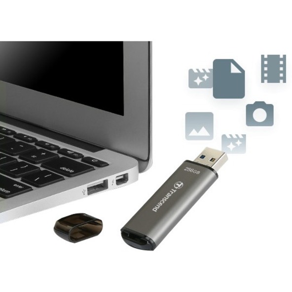 Transcend JetFlash 920 256GB USB 3.2 (Gen 1) Type A Flash Drive - Thumbnail 2
