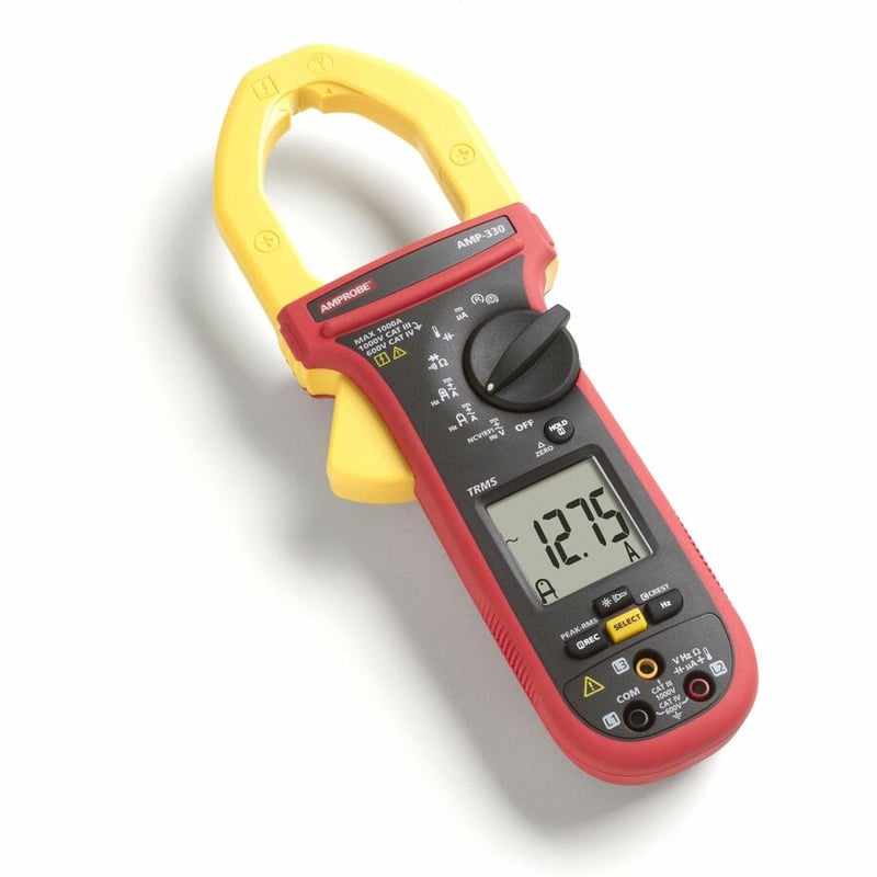 Amprobe AMP-330 1000A AC/DC TRMS Motor Maintenance Clamp Meter - Thumbnail 2