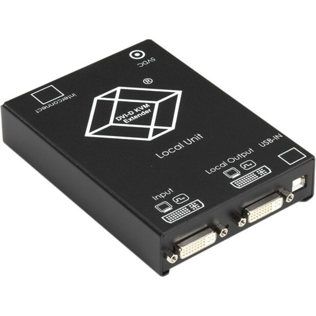 Black Box ServSwitch Single DVI CATx KVM Extender, USB, Transmitter - Thumbnail 2