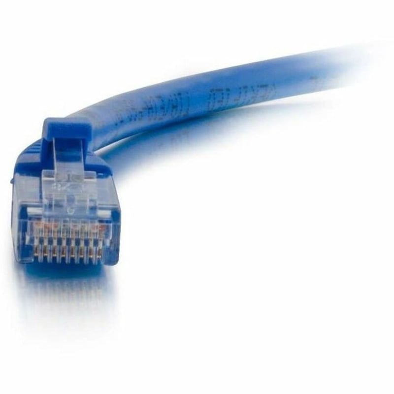 Quiktron 1ft Q-Series Cat6a Snagless (UTP) Ethernet Network Patch Cable, CM Rated - Blue - Thumbnail 3