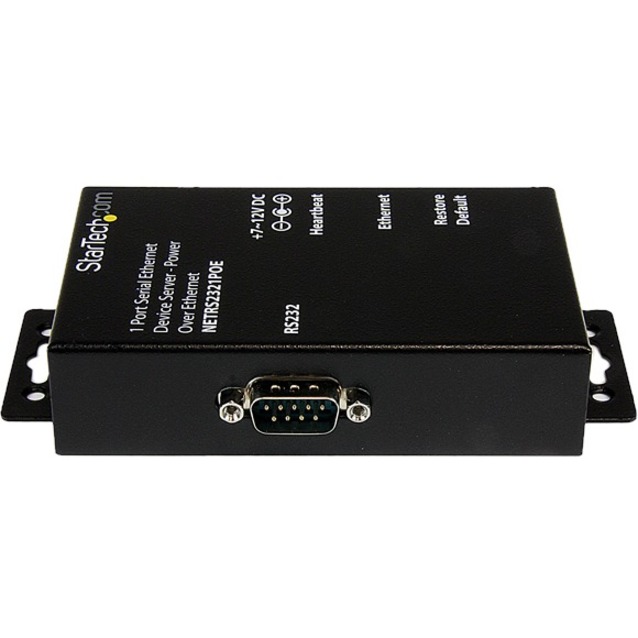 StarTech.com Serial Ethernet device server - 1 port - power over Ethernet - PoE