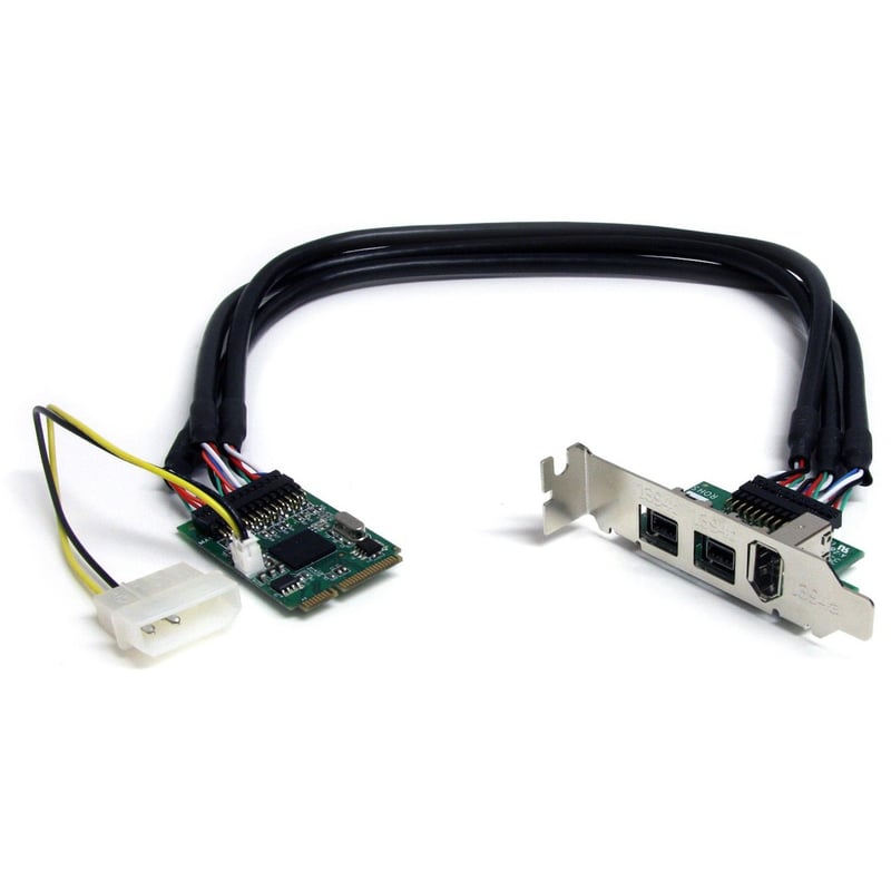 StarTech.com 3 Port 2b 1a 1394 Mini PCI Express FireWire Card Adapter - Thumbnail 1