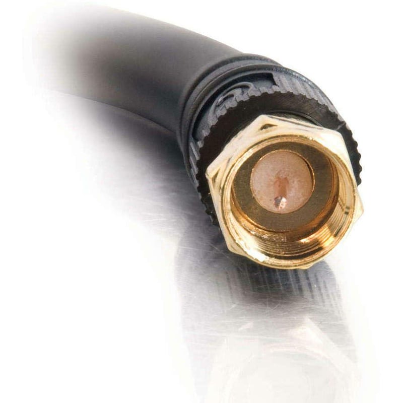 C2G 12ft Value Series F-Type RG6 Coaxial Video Cable - Thumbnail 3