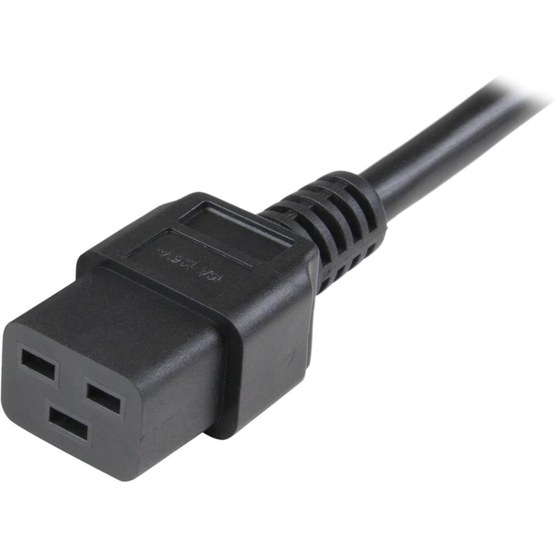 StarTech.com 3 ft Heavy Duty 14 AWG Computer Power Cord - C19 to C20 - Thumbnail 4