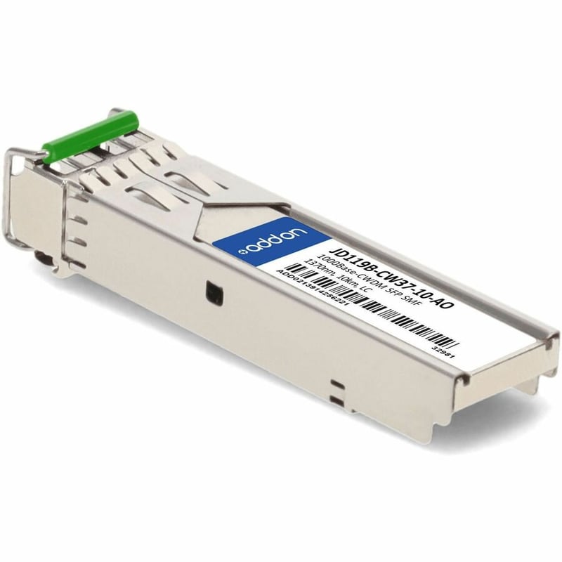 AddOn HP® JD119B-CW37-10 Compatible TAA 1000Base-CWDM SFP Transceiver (SMF, 1370nm, 10km, LC) - Thumbnail 3