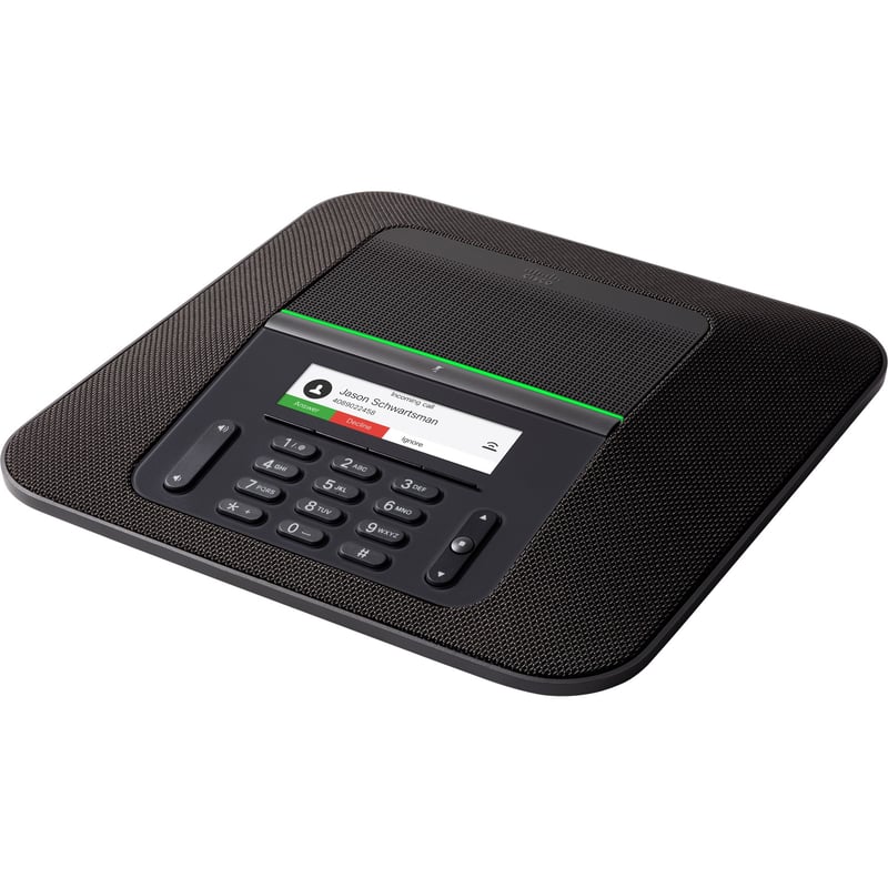 Cisco 8832 IP Conference Station - Corded/Cordless - DECT, Wi-Fi - Tabletop - Charcoal - Thumbnail 1