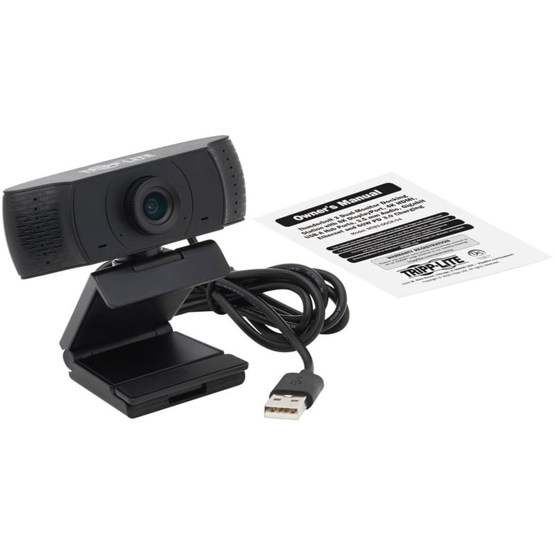 Tripp Lite by Eaton USB Webcam with Microphone Web Camera for Laptops and Desktop PCs 1080p - Thumbnail 4