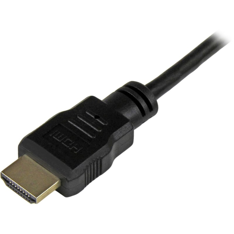 StarTech.com 1ft Mini HDMI to HDMI Cable with Ethernet, 4K 30Hz High Speed Mini HDMI 1.4 (Type-C) Device to HDMI Adapter Cable/Cord, M/M - Thumbnail 2