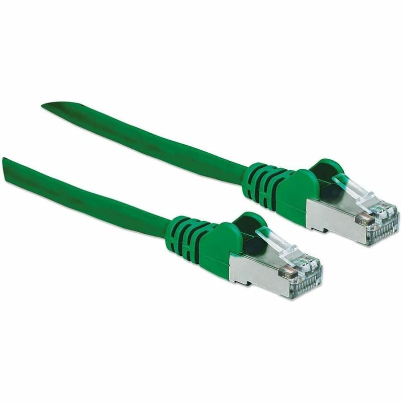 CAT6A S/FTP NETWORK PATCH CABLE, 1 FT., GREEN - Thumbnail 3