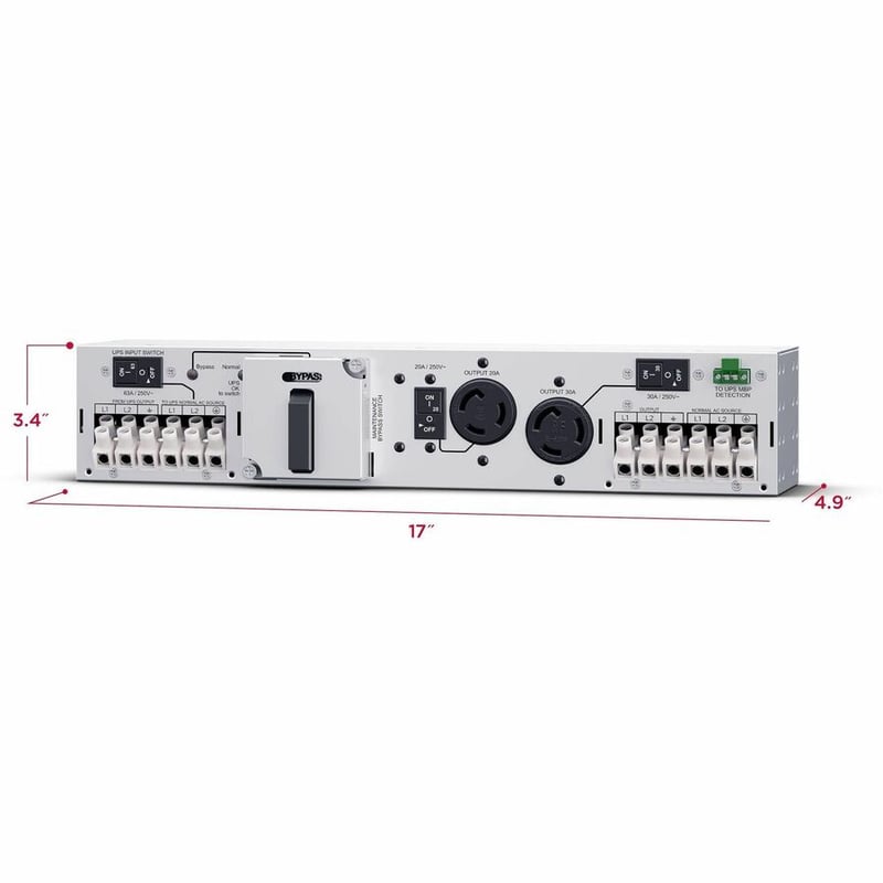 CyberPower MBP63A2 208 VAC 63A Maintenance Bypass - Thumbnail 3