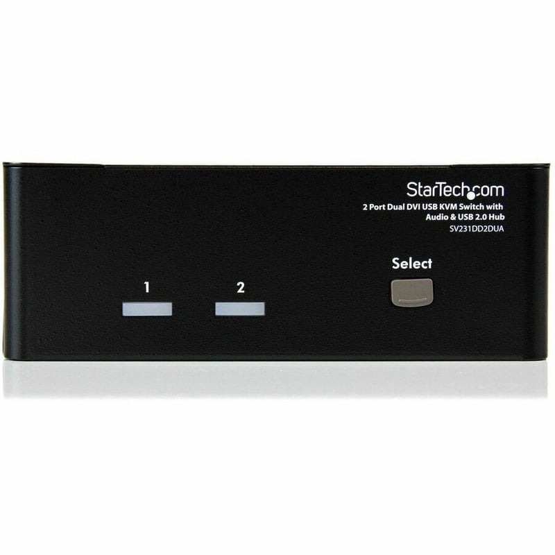 StarTech.com 2 Port Dual DVI USB KVM Switch w/ Audio & USB Hub - Thumbnail 3