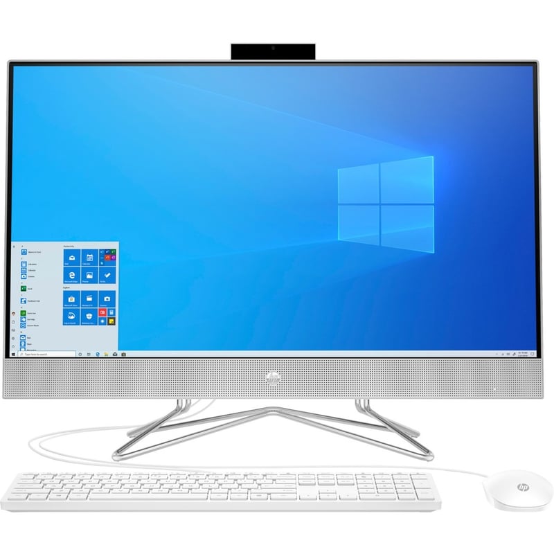 HP 27-dp0000 27-dp0171 All-in-One Computer - Intel Core i5 10th Gen i5-1035G1 - 16 GB - 512 GB SSD - 27" Full HD Touchscreen - Desktop - Jet Black, Dark Chrome - Thumbnail 2