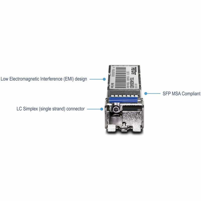 TRENDnet SFP to RJ45 Dual Wavelength Single-Mode LC Module; TEG-MGBS40D3; Must Pair with TEG-MGBS40D5 or a Compatible Module; Up to 40km (24.9 miles); Standard SFP Slot Compatible; Lifetime Protection - Thumbnail 5