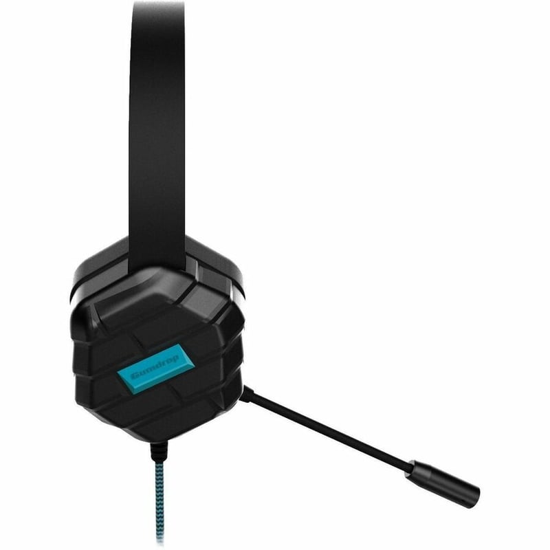 DROPTECH HEADPHONES WITH MIC HEADPHONE W/MIC 3.5MM 4FT CORD - Thumbnail 5