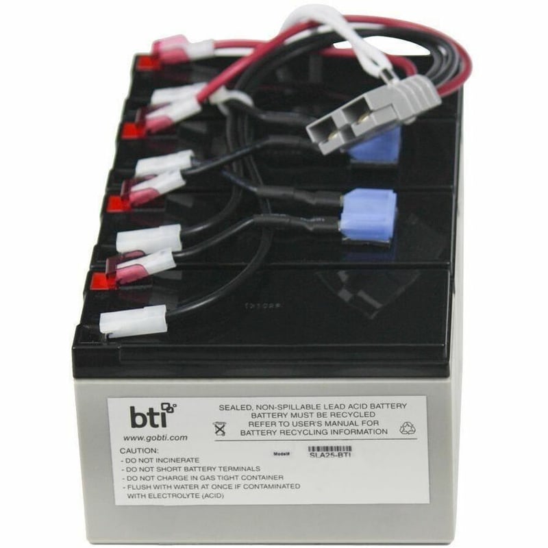 BTI Replacement Battery RBC25 for APC - UPS Battery - Lead Acid