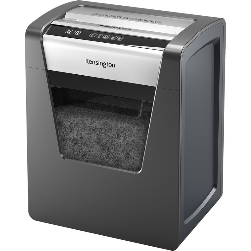 Kensington OfficeAssist Shredder M150-HS Anti-Jam Micro Cut - Thumbnail 2