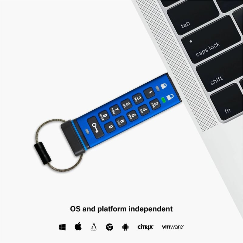 ISTORAGE DATASHUR PRO 16GB FIPS140-2 LEVEL3 HARDWARE ENCRYPTED - Thumbnail 2