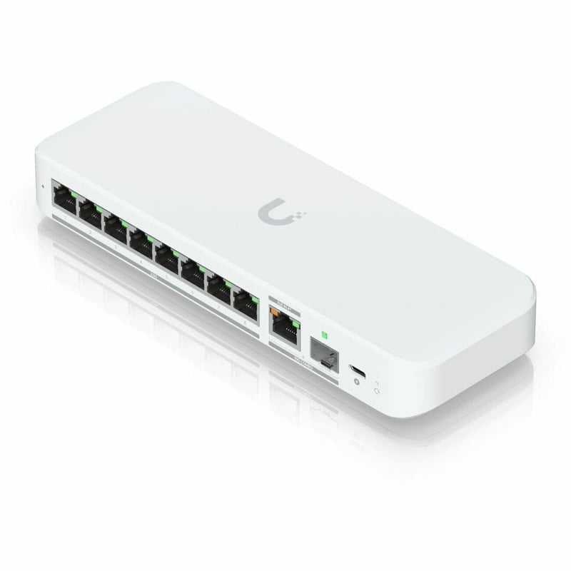 FLEXIBLE 8PORT 2.5 GBE SWITCH WITH A 10 GBE RJ45/SFP+ COMBINATION - Thumbnail 1