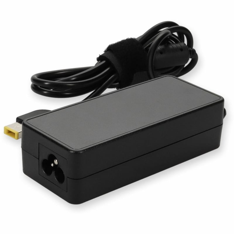 Lenovo 0A36258 Compatible 65W 20V at 3.25A Black Slim Tip Laptop Power Adapter and Cable - Thumbnail 1