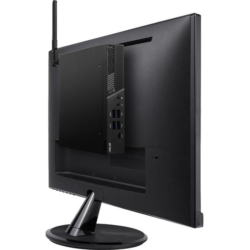 Asus miniPC PB40-BC163ZC Desktop Computer - Intel Celeron N4000 - 4 GB RAM DDR4 SDRAM - 64 GB Flash Memory Capacity - Mini PC - Black - Thumbnail 2