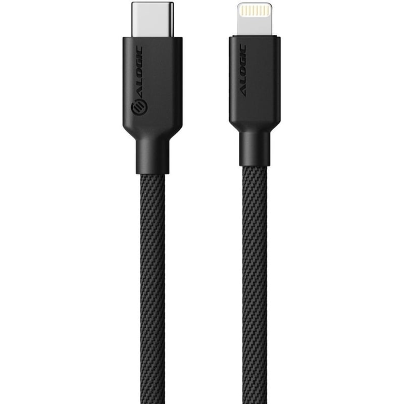 ALOGIC Elements PRO USB-C to Lightning 1m Cable - Black - Thumbnail 2