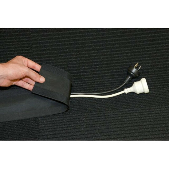 SECURECORD CABLE MANAGEMENT FOR CARPETS - BLACK - NYLON - Thumbnail 4