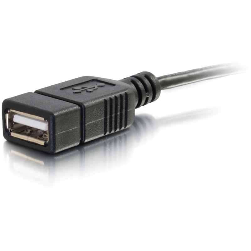 6 INCH MICRO B MALE TO USB A FEMALE OTG - Thumbnail 2