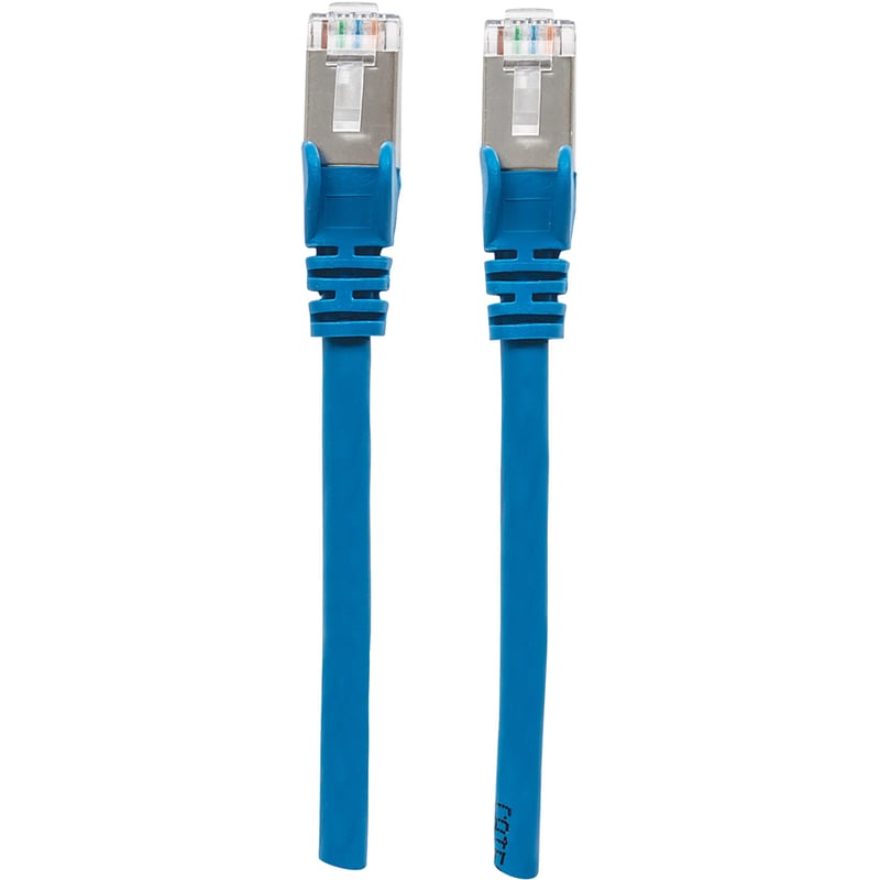 AUGMENTED CATEGORY 6, CAT6A S/FTP PATCH CABLE, 7 FT, BLUE COPPER, 26 AWG, SNAG-F - Thumbnail 2