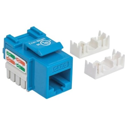 CAT6 BLUE RJ45 KEYSTONE JACK UTP - Thumbnail 2