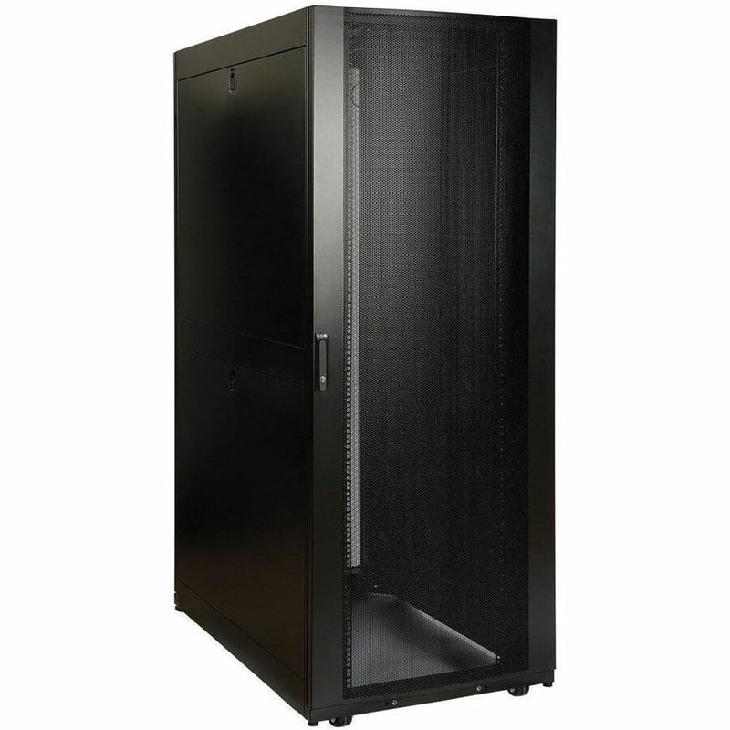Tripp Lite by Eaton 45U SmartRack Deep and Wide Rack Enclosure Cabinet with doors & side panels - Thumbnail 1