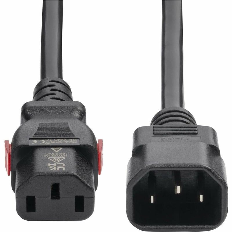 StarTech.com 4ft (1.2m) Power Extension Cord, IEC 60320 C14 to Locking C13, PDU Power Cord, 10A 250V, 18AWG, UL Listed Components - Thumbnail 4
