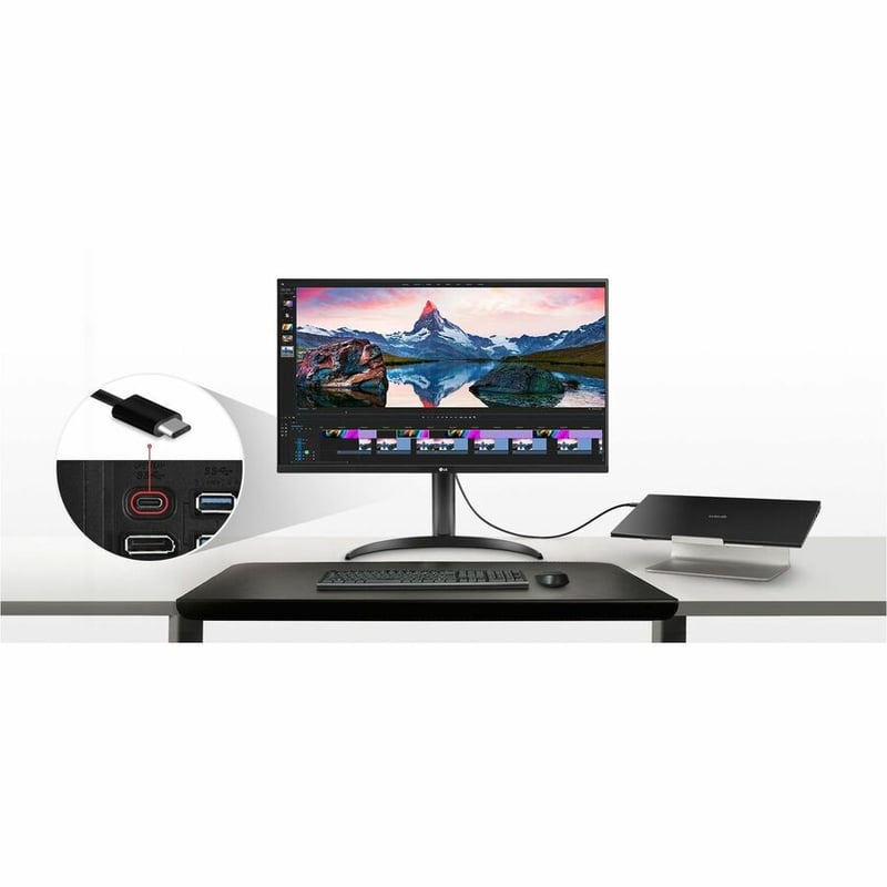 LG 32BR55U-B 32" Class 4K UHD LCD Monitor - 16:9 - Thumbnail 2