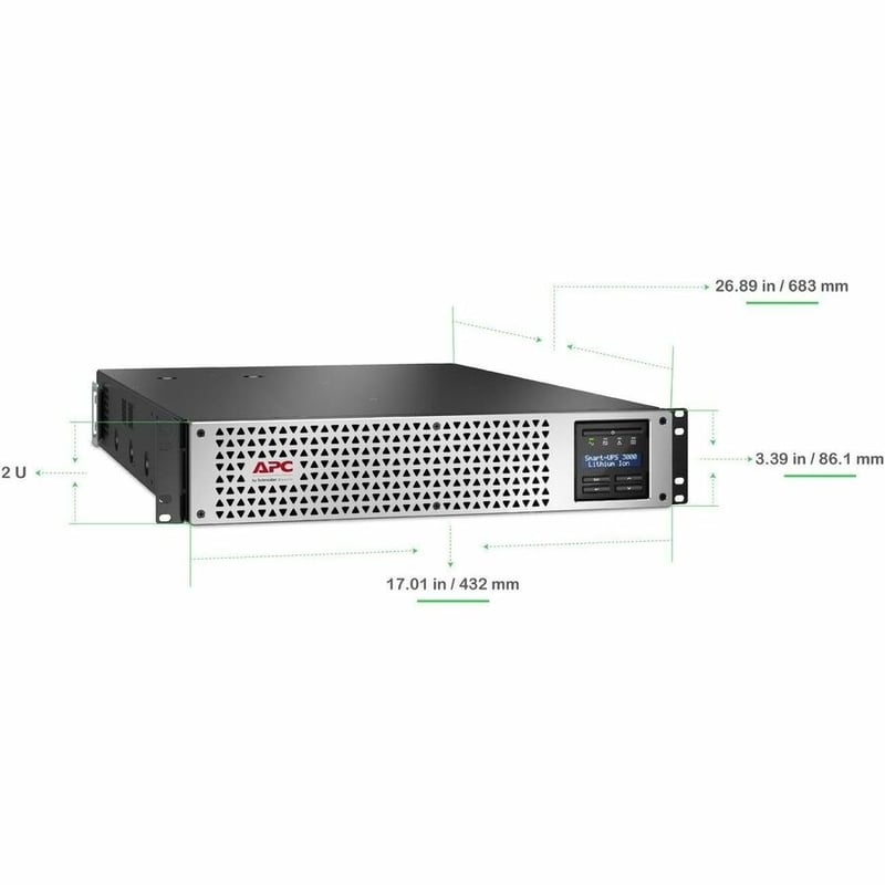 APC by Schneider Electric Smart-UPS 3KVA Rack-mountable UPS - Thumbnail 2