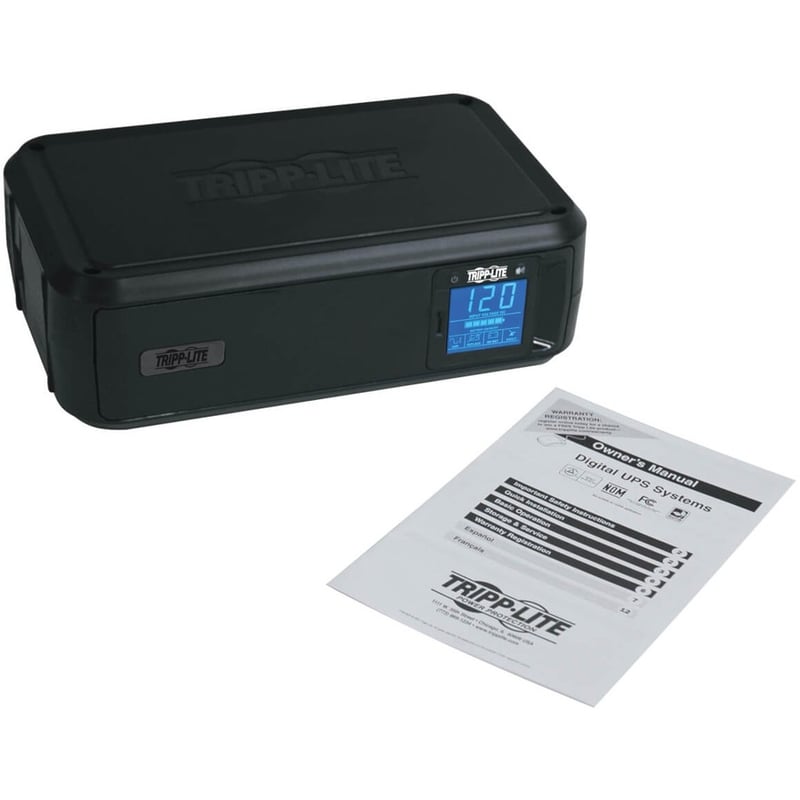 Tripp Lite by Eaton UPS OmniSmart LCD 120V 900VA 475W Line-Interactive UPS Tower LCD display USB port Battery Backup - Thumbnail 4