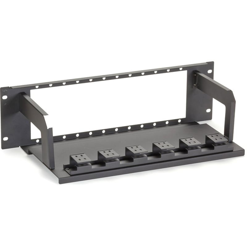 Black Box Universal Fiber Optic Blank Panel - 12-Slot, 3U - Thumbnail 1