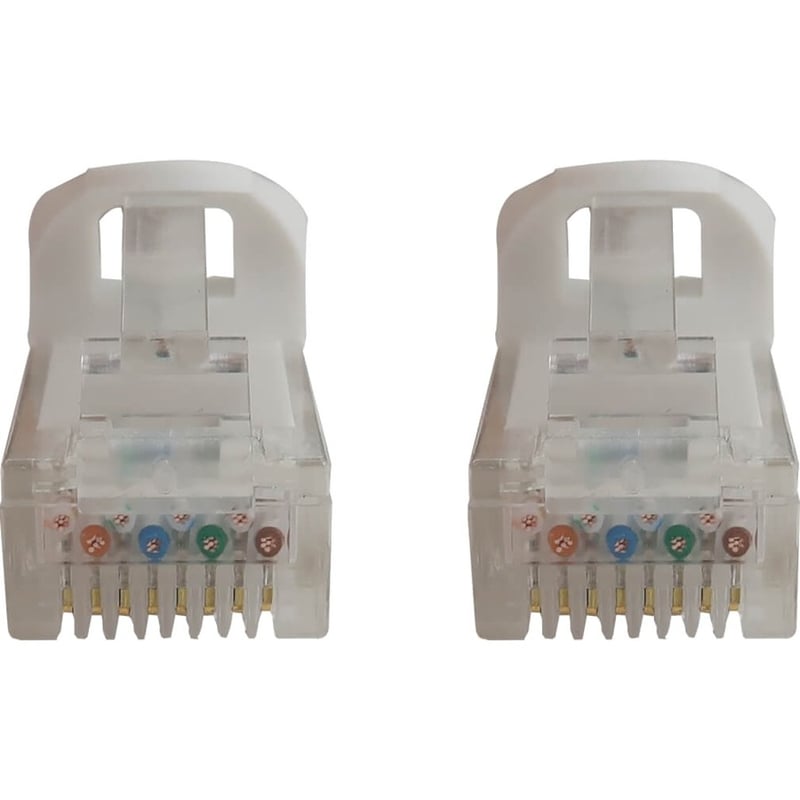 Eaton Tripp Lite Series Cat6a 10G Snagless Molded UTP Ethernet Cable (RJ45 M/M), PoE, White, 6 in. (15 cm) - Thumbnail 3