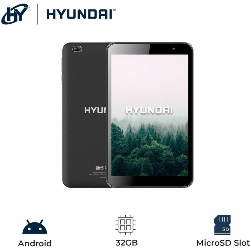 Hyundai HyTab Plus 8WB1 Tablet - 8" HD - 32 GB Storage - Black - Thumbnail 3
