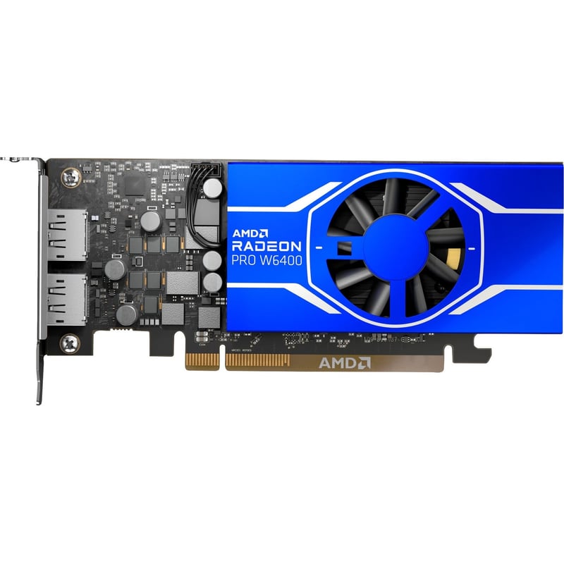 AMD Radeon Pro W6400 Graphic Card - 4 GB GDDR6 - Half-height - Thumbnail 1