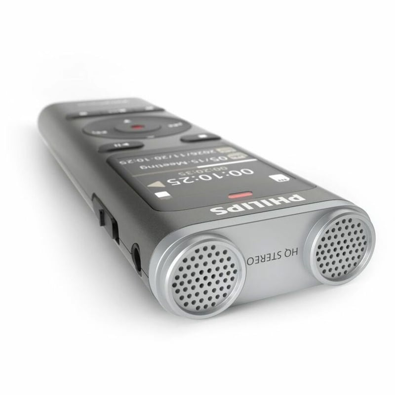 PHILIPS DVT2075 VOICETRACER AUDIO RECORDER 8GB MP3 STEREO - Thumbnail 2